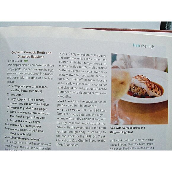 Vintage Food & Wine Magazine's Cookbook An Entire Year's Recipes Hardcover 2001 - Picture 8 of 12